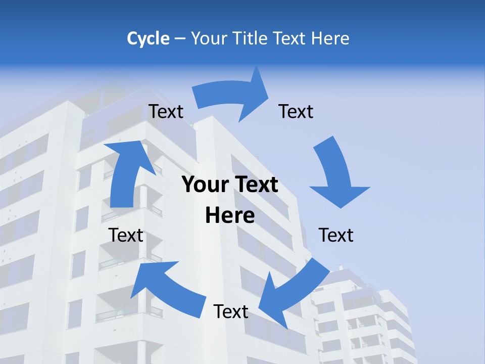 Modern Apartment Buildings PowerPoint Template
