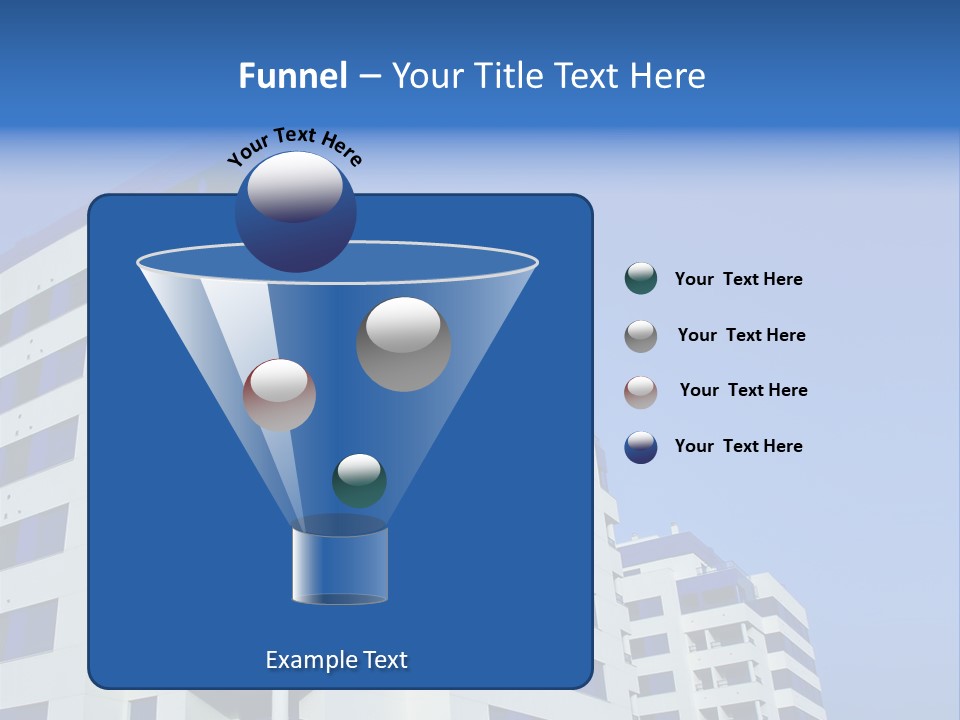 Modern Apartment Buildings PowerPoint Template