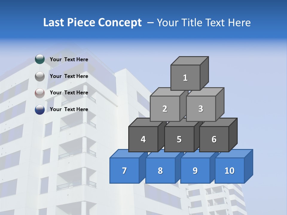 Modern Apartment Buildings PowerPoint Template