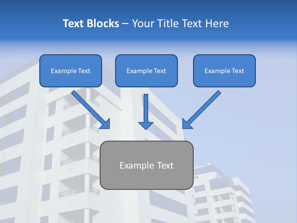 Modern Apartment Buildings PowerPoint Template