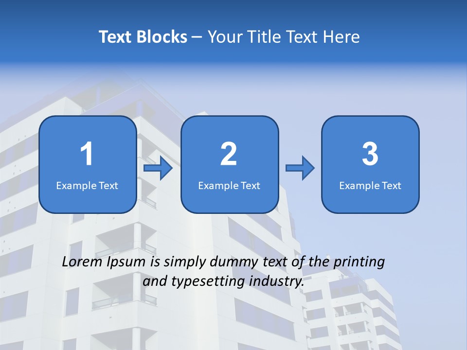 Modern Apartment Buildings PowerPoint Template