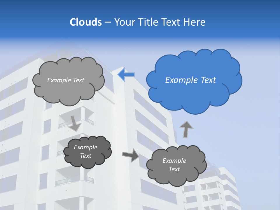 Modern Apartment Buildings PowerPoint Template