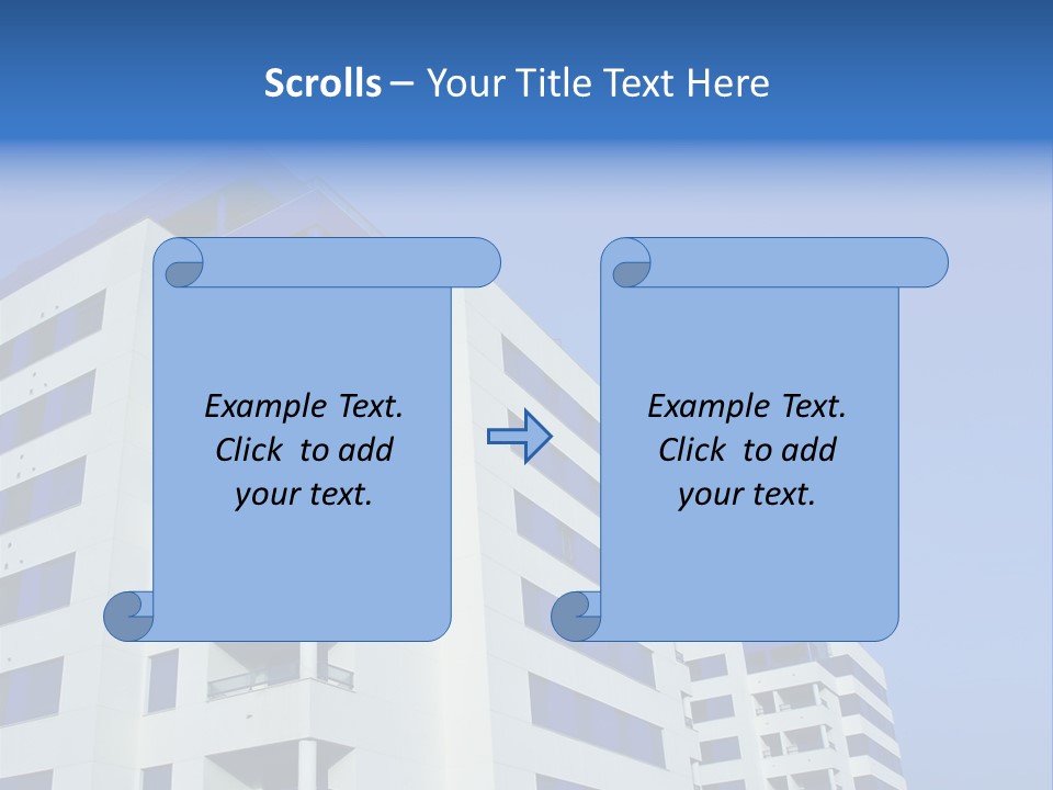 Modern Apartment Buildings PowerPoint Template