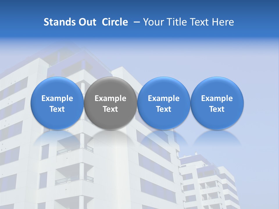 Modern Apartment Buildings PowerPoint Template