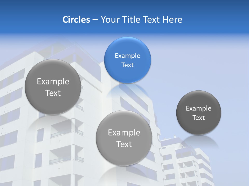 Modern Apartment Buildings PowerPoint Template