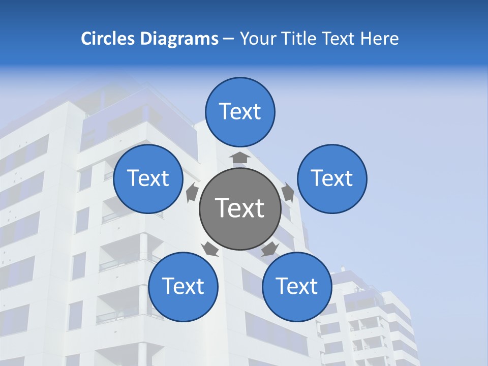 Modern Apartment Buildings PowerPoint Template