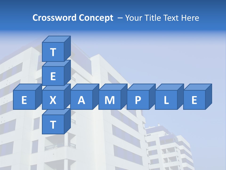 Modern Apartment Buildings PowerPoint Template