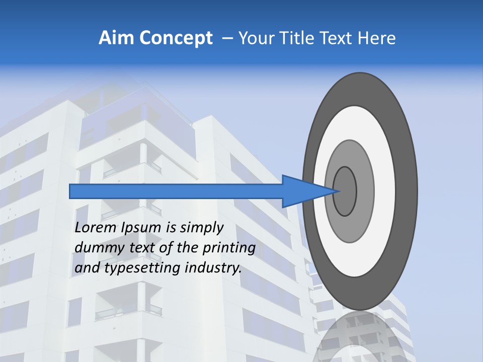 Modern Apartment Buildings PowerPoint Template