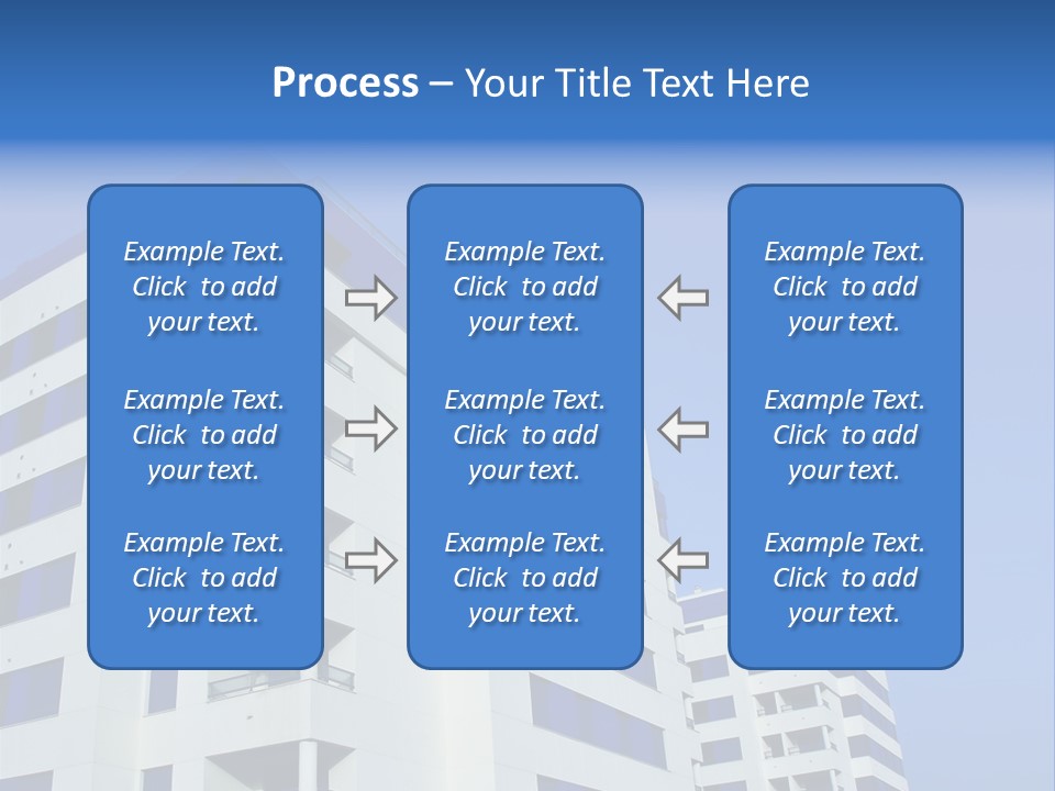Modern Apartment Buildings PowerPoint Template