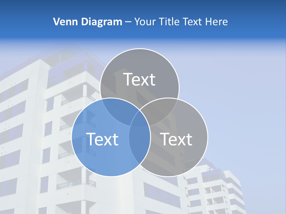 Modern Apartment Buildings PowerPoint Template