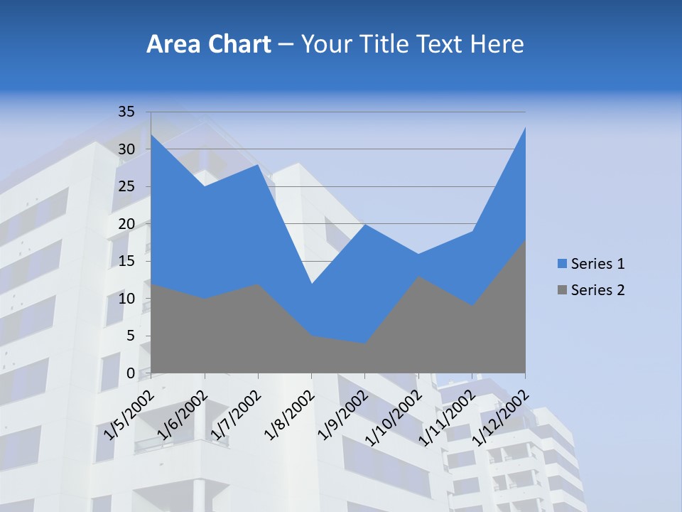 Modern Apartment Buildings PowerPoint Template
