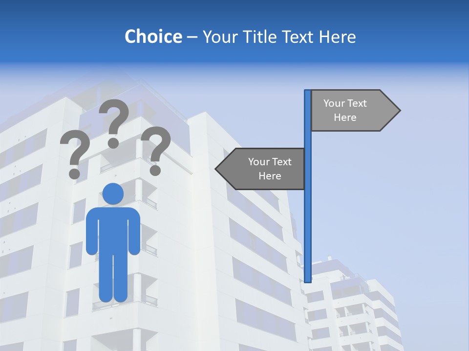 Modern Apartment Buildings PowerPoint Template