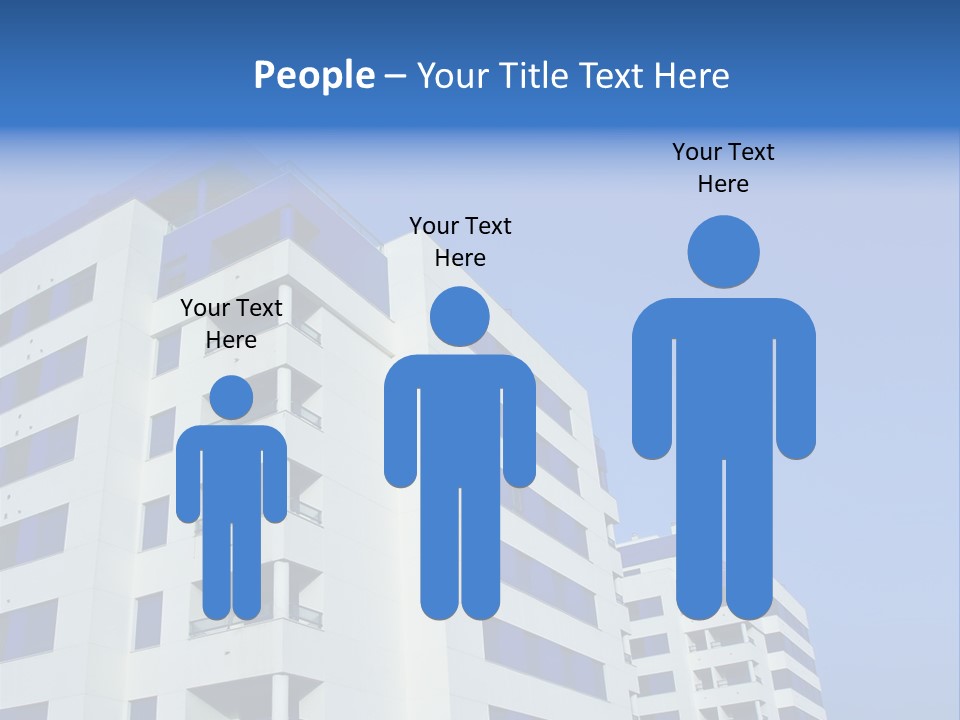 Modern Apartment Buildings PowerPoint Template