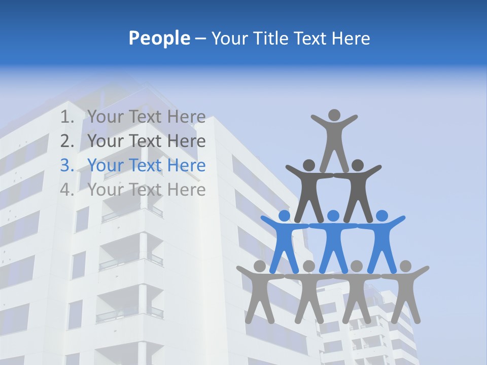 Modern Apartment Buildings PowerPoint Template