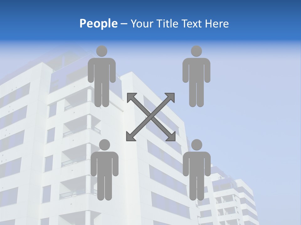 Modern Apartment Buildings PowerPoint Template