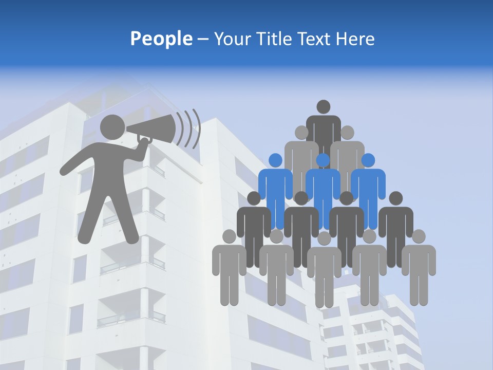 Modern Apartment Buildings PowerPoint Template