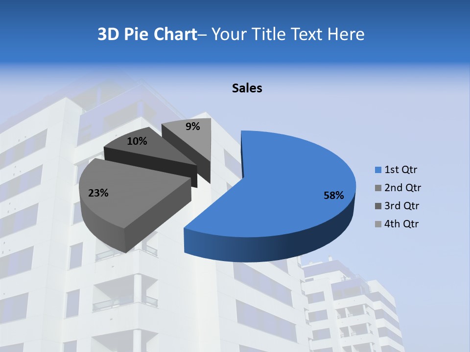 Modern Apartment Buildings PowerPoint Template