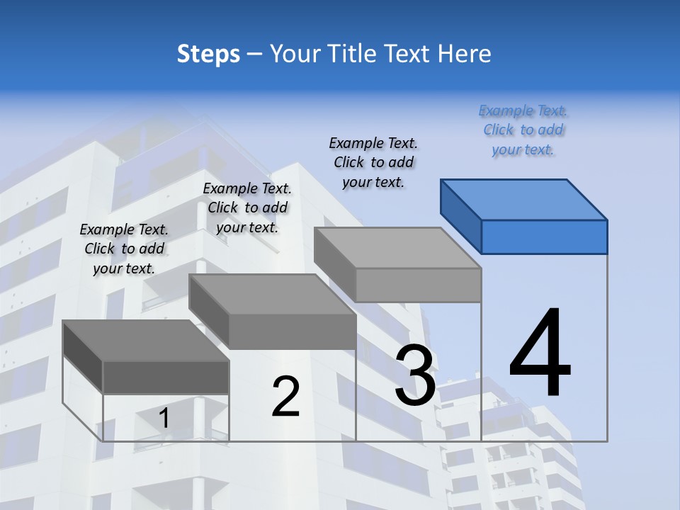 Modern Apartment Buildings PowerPoint Template
