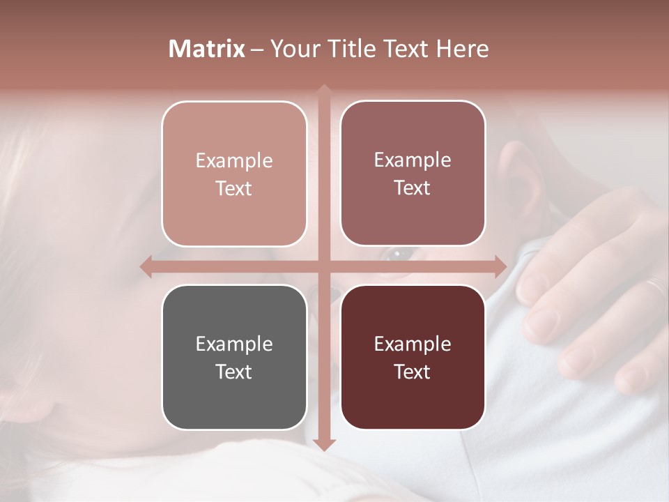 Beautiful Baby Of Three Months Old In His Mothers Hands. PowerPoint Template