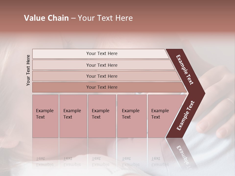 Beautiful Baby Of Three Months Old In His Mothers Hands. PowerPoint Template