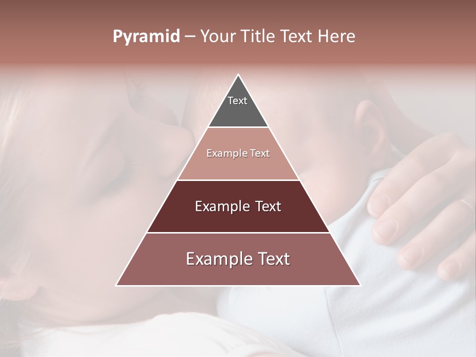 Beautiful Baby Of Three Months Old In His Mothers Hands. PowerPoint Template
