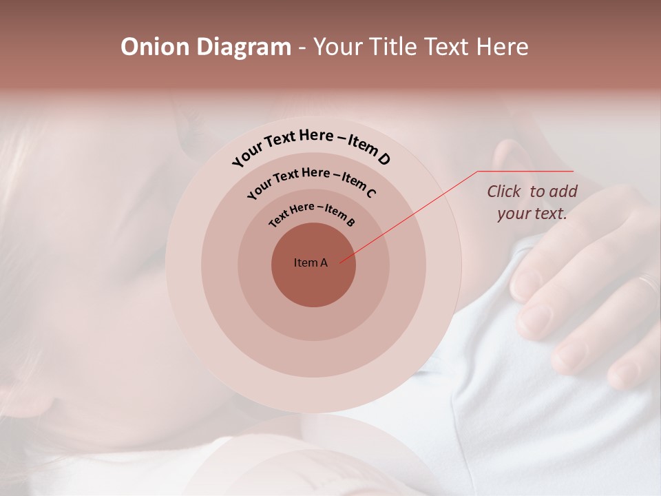 Beautiful Baby Of Three Months Old In His Mothers Hands. PowerPoint Template