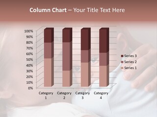 Beautiful Baby Of Three Months Old In His Mothers Hands. PowerPoint Template