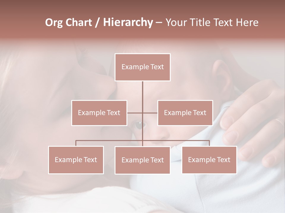 Beautiful Baby Of Three Months Old In His Mothers Hands. PowerPoint Template