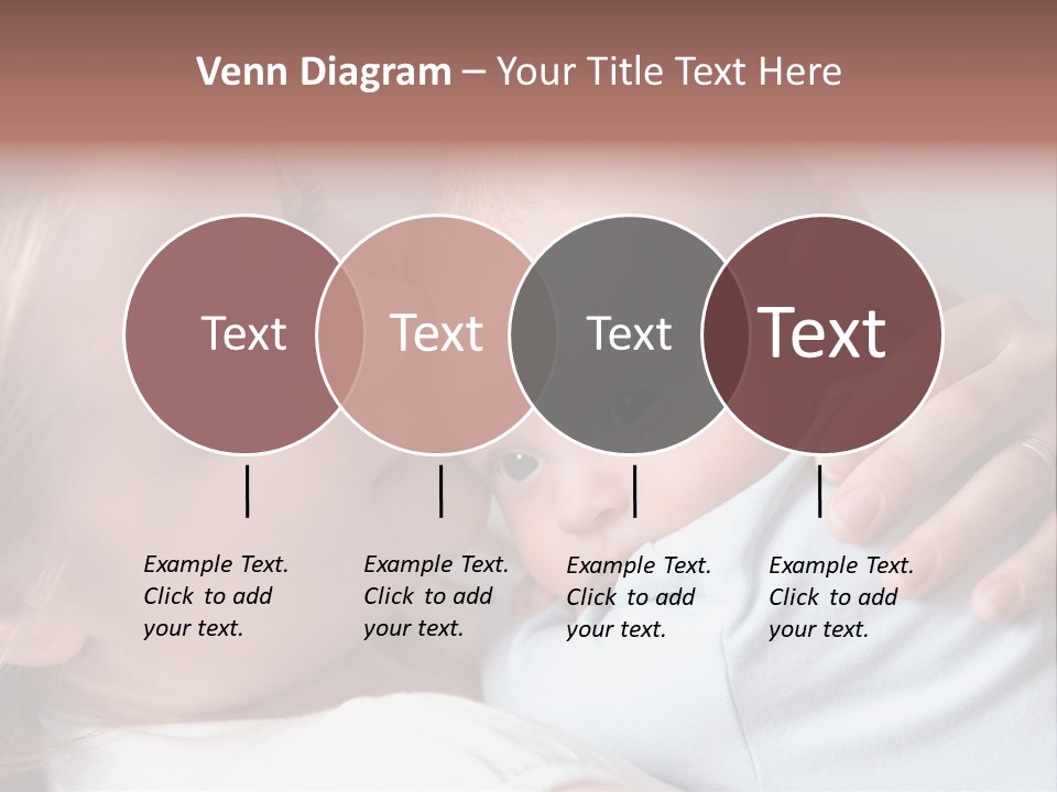 Beautiful Baby Of Three Months Old In His Mothers Hands. PowerPoint Template