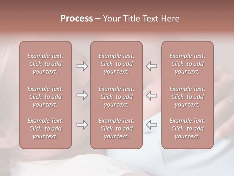 Beautiful Baby Of Three Months Old In His Mothers Hands. PowerPoint Template