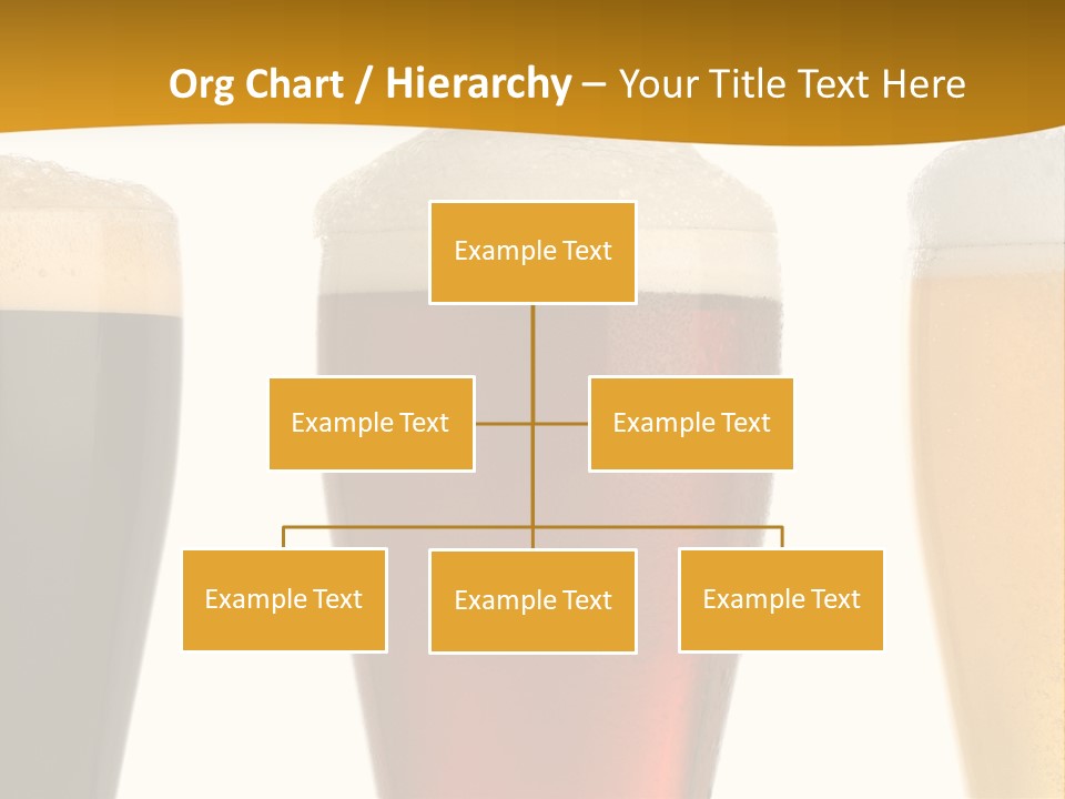 Three Cold Beer, Isolated On White PowerPoint Template