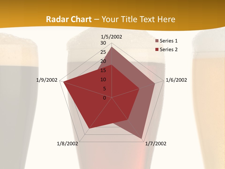 Three Cold Beer, Isolated On White PowerPoint Template