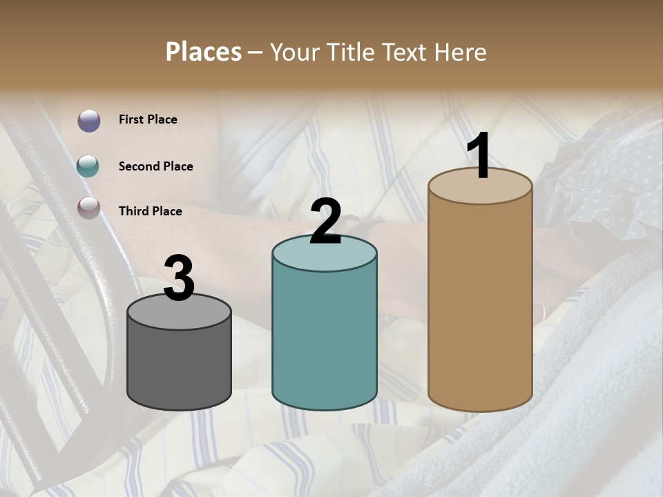 A Person Laying In A Hospital Bed With A Thermometer On Their Arm PowerPoint Template