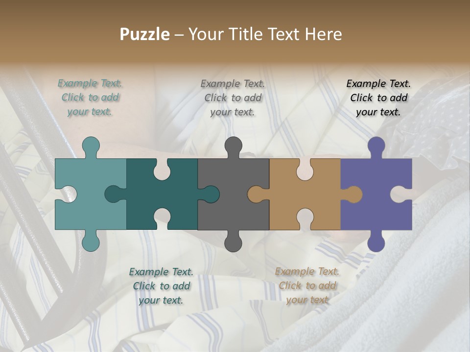 A Person Laying In A Hospital Bed With A Thermometer On Their Arm PowerPoint Template