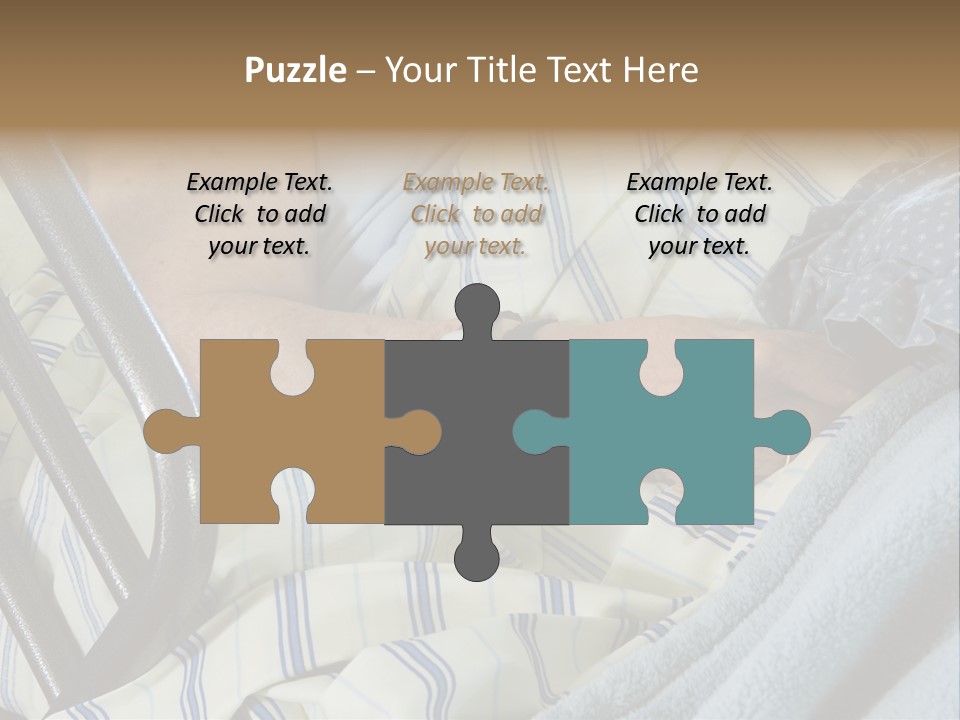 A Person Laying In A Hospital Bed With A Thermometer On Their Arm PowerPoint Template