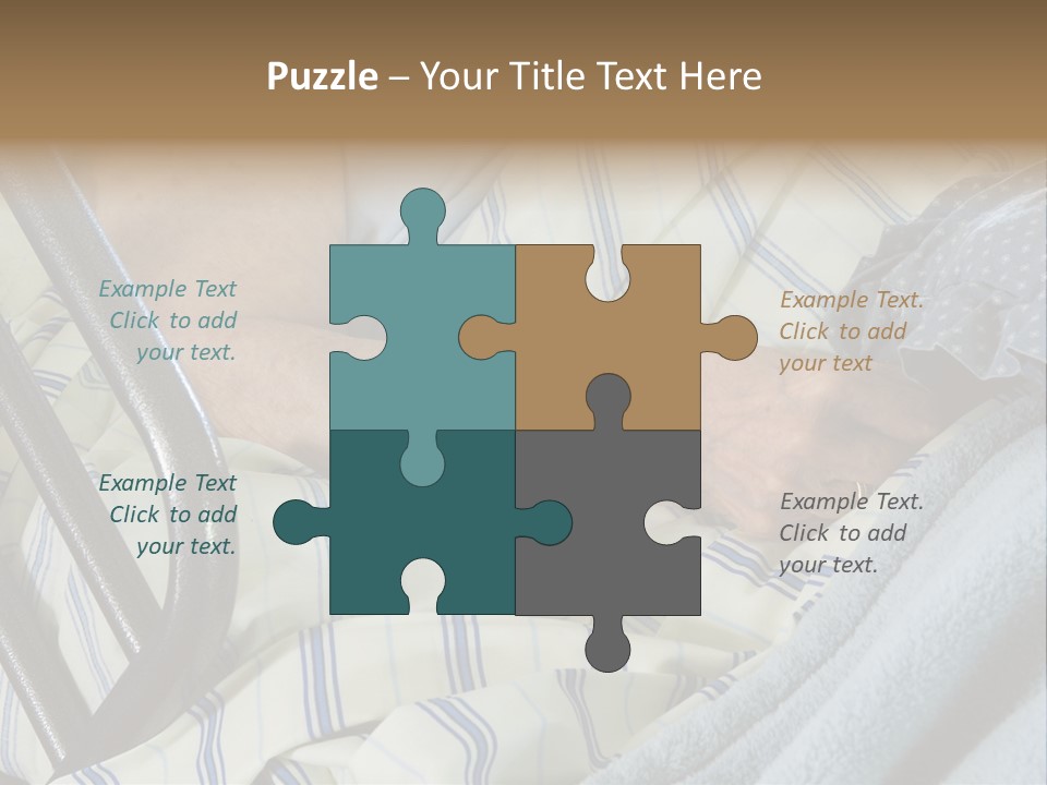 A Person Laying In A Hospital Bed With A Thermometer On Their Arm PowerPoint Template