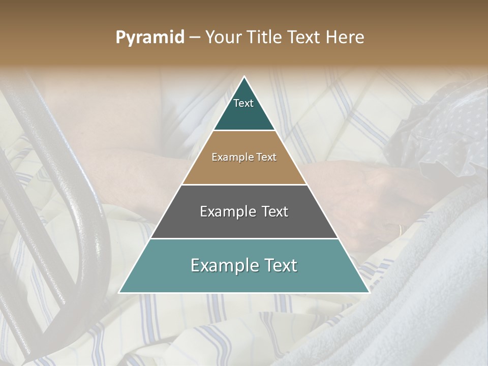 A Person Laying In A Hospital Bed With A Thermometer On Their Arm PowerPoint Template