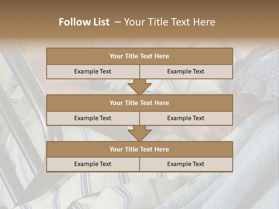 A Person Laying In A Hospital Bed With A Thermometer On Their Arm PowerPoint Template