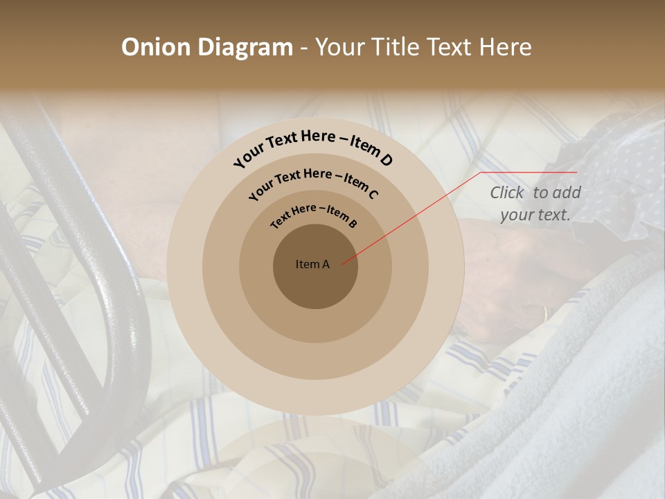 A Person Laying In A Hospital Bed With A Thermometer On Their Arm PowerPoint Template