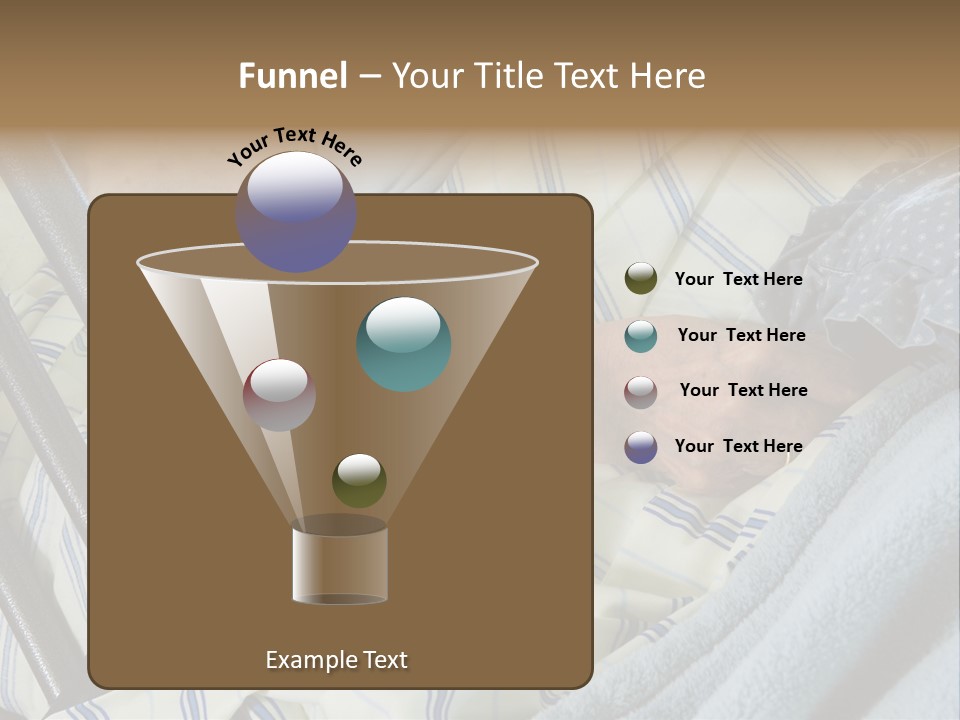 A Person Laying In A Hospital Bed With A Thermometer On Their Arm PowerPoint Template