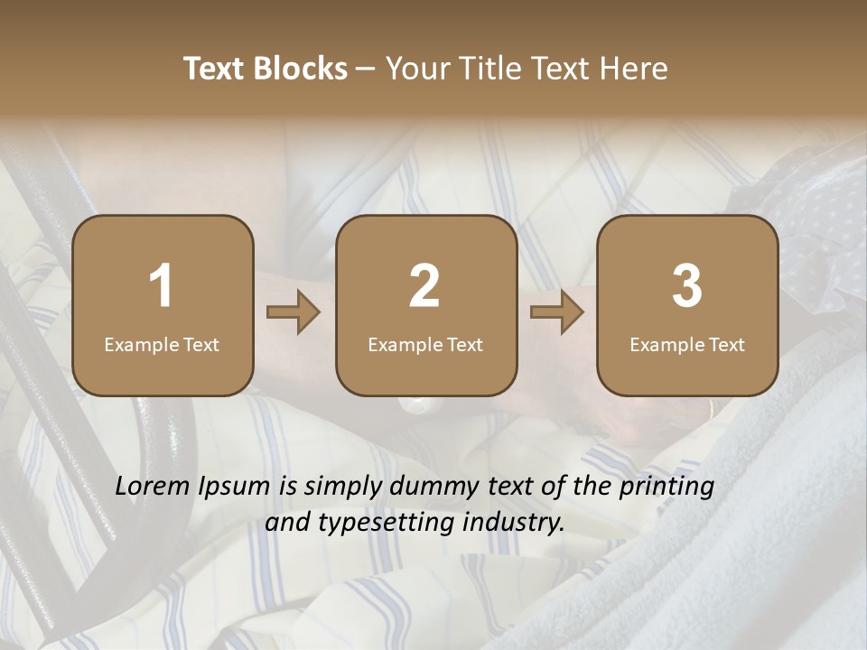 A Person Laying In A Hospital Bed With A Thermometer On Their Arm PowerPoint Template