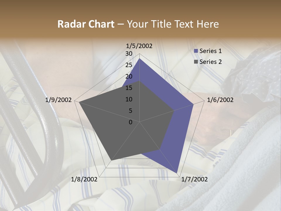 A Person Laying In A Hospital Bed With A Thermometer On Their Arm PowerPoint Template