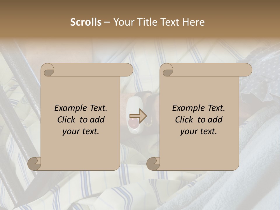 A Person Laying In A Hospital Bed With A Thermometer On Their Arm PowerPoint Template