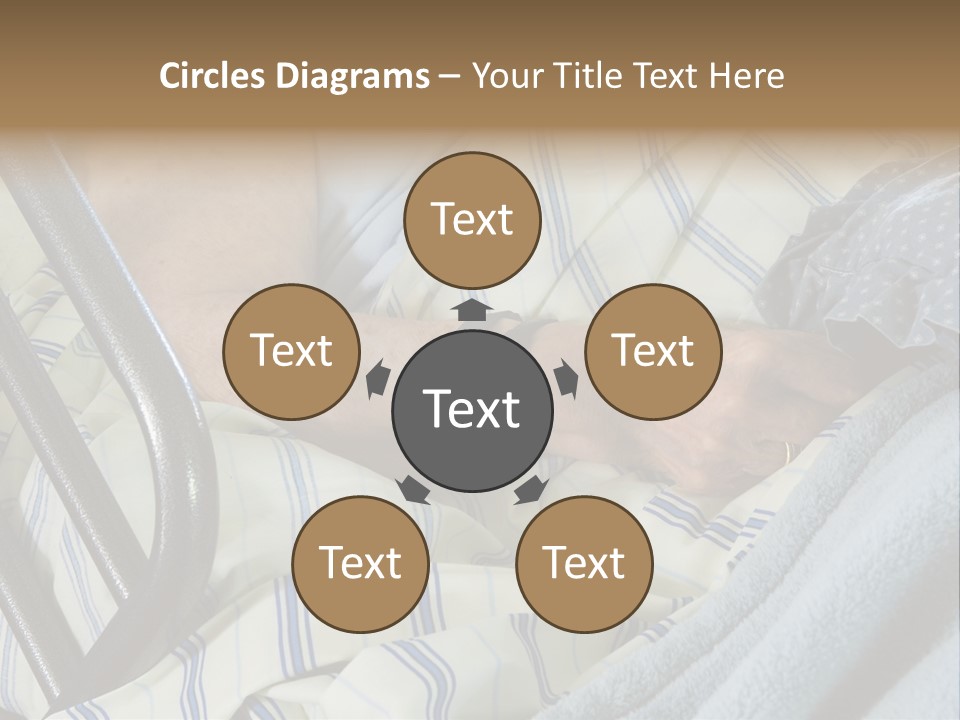 A Person Laying In A Hospital Bed With A Thermometer On Their Arm PowerPoint Template