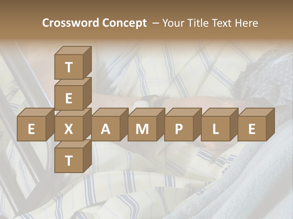 A Person Laying In A Hospital Bed With A Thermometer On Their Arm PowerPoint Template