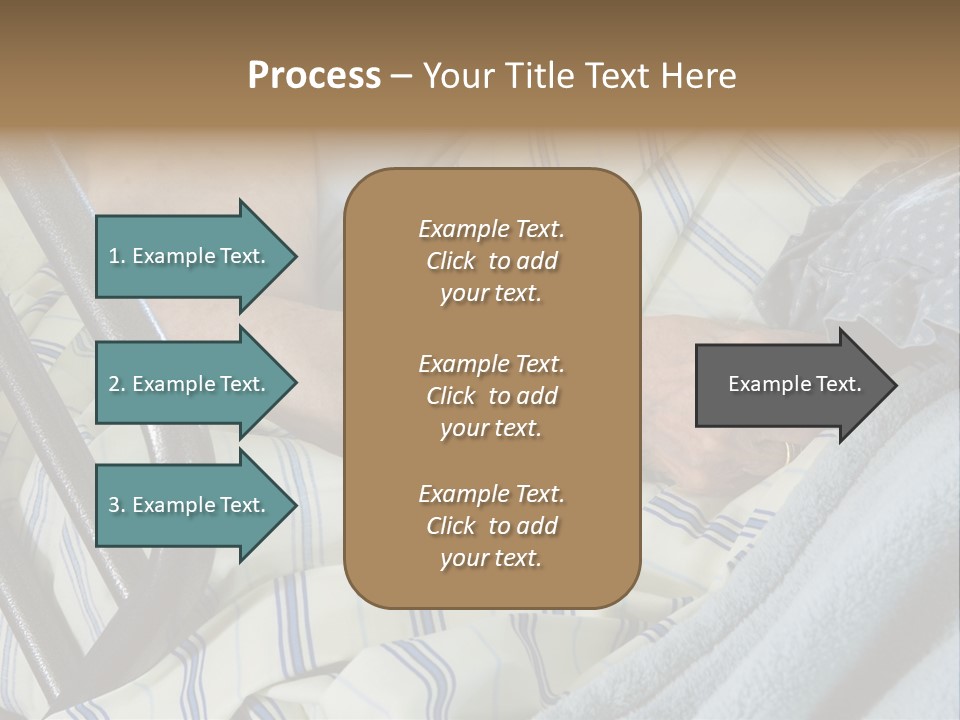 A Person Laying In A Hospital Bed With A Thermometer On Their Arm PowerPoint Template