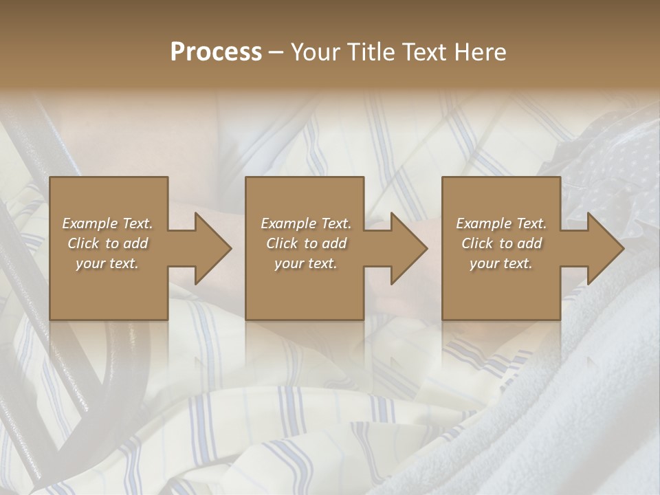 A Person Laying In A Hospital Bed With A Thermometer On Their Arm PowerPoint Template