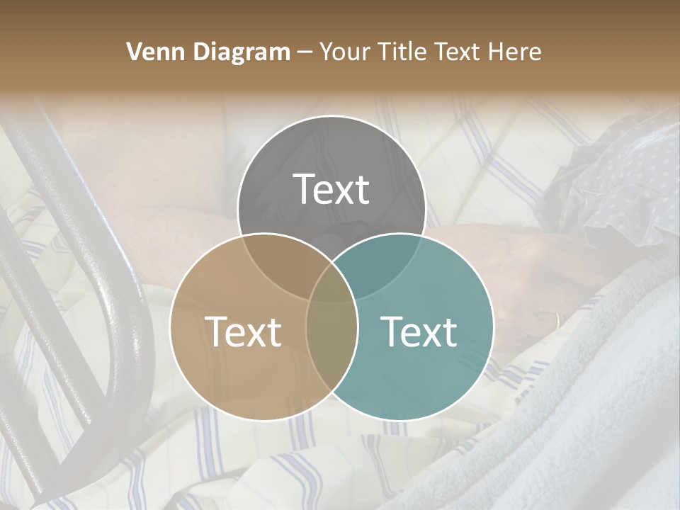 A Person Laying In A Hospital Bed With A Thermometer On Their Arm PowerPoint Template