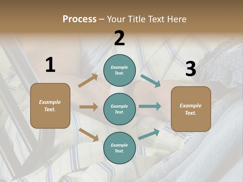 A Person Laying In A Hospital Bed With A Thermometer On Their Arm PowerPoint Template