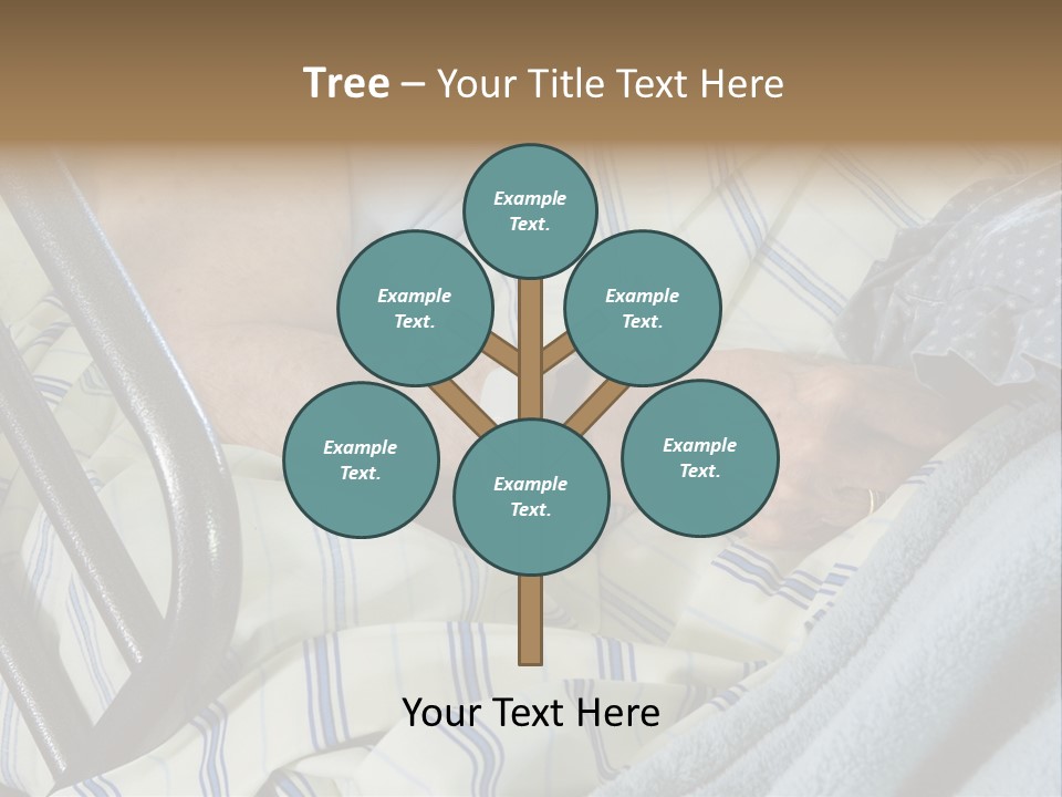 A Person Laying In A Hospital Bed With A Thermometer On Their Arm PowerPoint Template